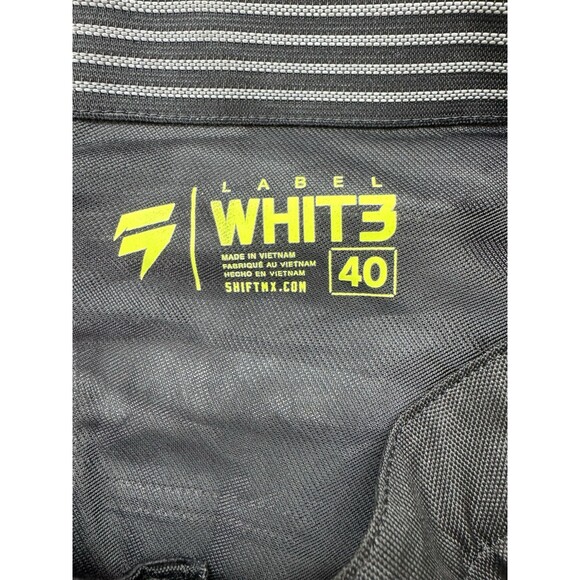 Shift Whit3 Ninety Seven Trac Pants Black/White ADULT Size 40 Utility Pocket - Picture 7 of 11